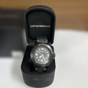 EMPORIO ARMANI 블랙 손목시계 쿼츠 AR-0629