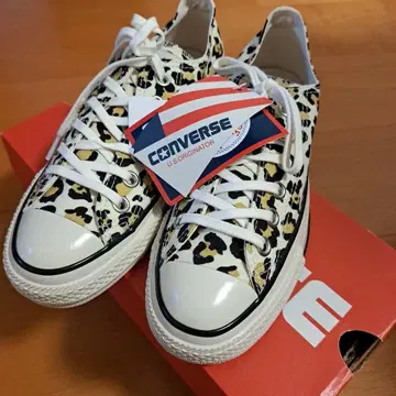 CONVERSE ALL STAR us 레오파드 무늬 스니커즈