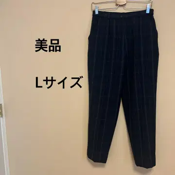 [ 새상품급 ] 여성용/팬츠/패턴/체크/네이비/블랙/브라운/네이비