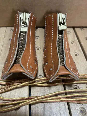 RED WING 가죽 지퍼 유닛 S 사이즈 오로 레거시