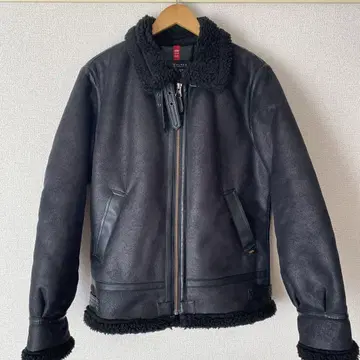 ALPHA FAKE MOUTON RIDERS JACKET