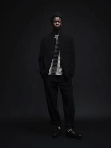 MINEDENIM 마인 데님 신상 새상품 보더 상의