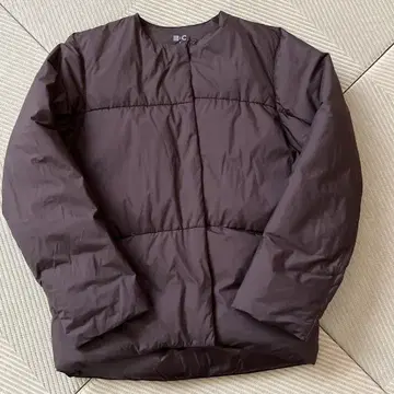 UNIQLO C 라이트 다운 브라운 M