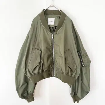 새상품급 CLANE 클라네 MA-1 백개더 밀리터리 블루종 그린 2