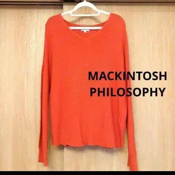 MACKINTOSH PHILOSOPHY 오렌지 니트