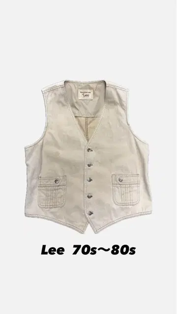 Lee 70s~80s 워크 베스트 usa제 vintage