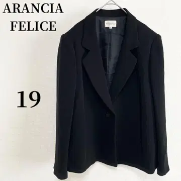 ARANCIA FELICE 테일러드 자켓 빅 사이즈 블랙