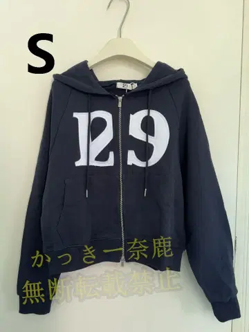 ILLIGO 129 LOGO 29 후드 부착 후드티 S 사이즈 네이비