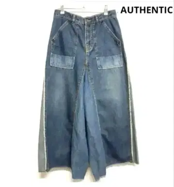 AUTHENTIC 데님 팬츠 오센틱 디자인 데님 팬츠