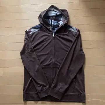 BLACK LABEL 브라운 집업 후드티