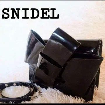 [ 새상품급 ] snidel 리본 디자인 숄더백 2way 파티
