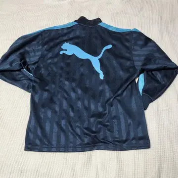 PUMA 저지 상의 네이비x라이트 블루 Y2K 사이즈 S~M