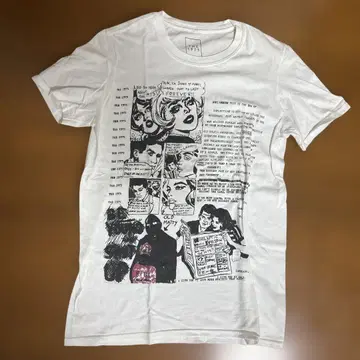 THE 1975 코믹 프린트 반팔 T셔츠