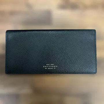 SMYTHSON 블랙 장지갑 스마이슨