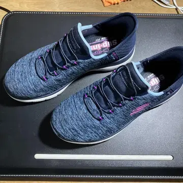 Skechers Slip-Ins 네이비/라이트 블루