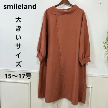 새상품급 빅 사이즈 smileland 내추럴 원피스