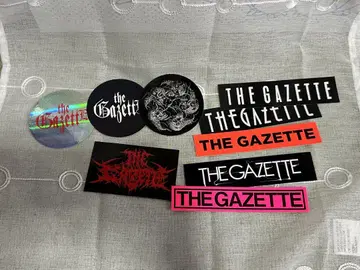 the GazettE 가제트 스티커 세트