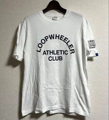 LOOPWHEELER 루프 휠러 ATHLETIC CLUB 티셔츠