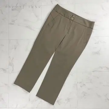 새상품급 띠어리 럭스 테이퍼드 팬츠 카키 36*QC1340