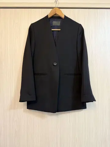 NOBLE 울 트윌 노카라 자켓
