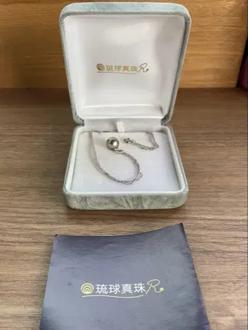 류큐 진주 실버 목걸이