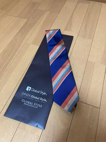 FRANCO BASSI 스트라이프 넥타이 미사용