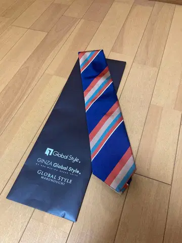 FRANCO BASSI 스트라이프 넥타이 미사용