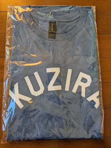 KUZIRA 로고 T셔츠 파랑 L사이즈