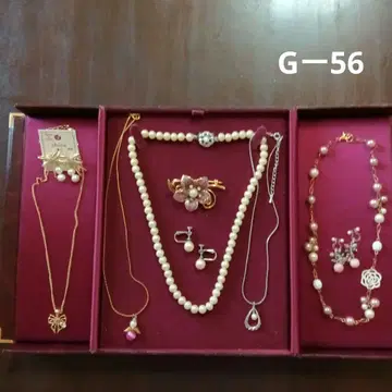 유품 정리 생전 정리 액세서리 묶음 판매 니나리치, 펄 목걸이 & 귀찌