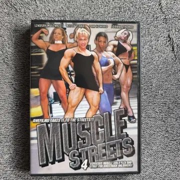 MUSCLE STREETS DVD 여자 바디빌딩 근육
