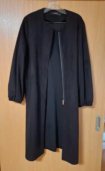 ZARA BASIC 블랙 롱 코트 L