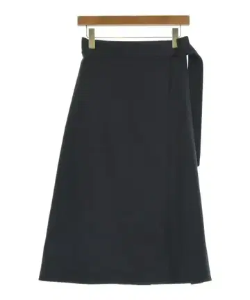 SHIPS Primary Navy Label 롱 맥시 길이 스커트 여성용