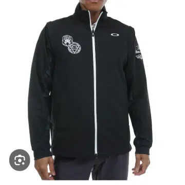 Oakley 자켓 블랙 체크 무늬 XL 베스트로도 변환 가능