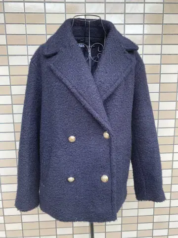 ZARA 코트 네이비