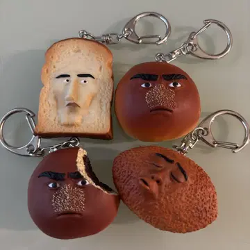 얼굴빵 키링 세트 헤이세이 레트로