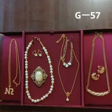 유품 정리 생전 정리 액세서리 묶음 판매 니나리치, 펄 목걸이, 귀찌
