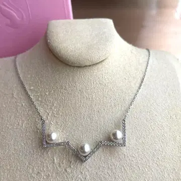 SWAROVSKI 펄 목걸이