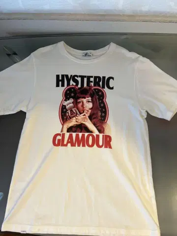 HYSTERIC GLAMOUR 그래픽 T셔츠 화이트