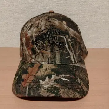 택 포함 새상품 Bass Pro Shops 카모플라쥬 캡