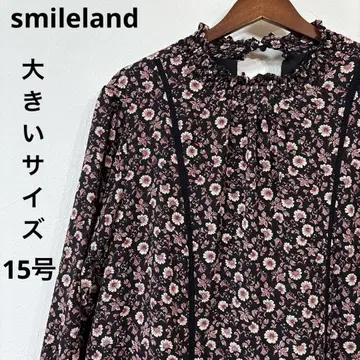새상품급 빅 사이즈 smileland 플라워 원피스