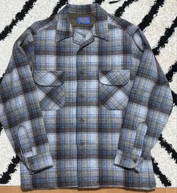 70s PENDLETON 펜들턴 보드셔츠 오픈 카라