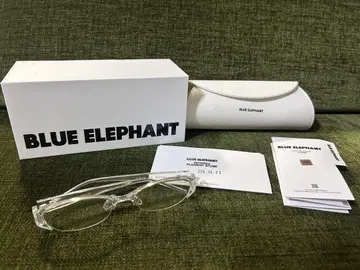 blue elephant 클리어 안경