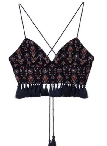Ameri INDIA EMBROIDERY BUSTIER