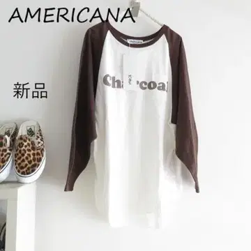 새상품 AMERICANA 아메리카나 롱T 셔츠