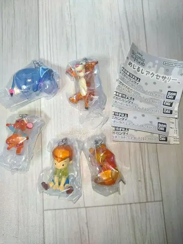 익명 배송 [ 메지루시 액세서리 ] WinnieThePooh 5세트 푸우