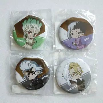 Dr. STONE 캔뱃지 dmm 스크래치 센쿠, 겐, 제노, 스탠리