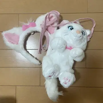 디즈니 마리 머리띠 봉제 인형