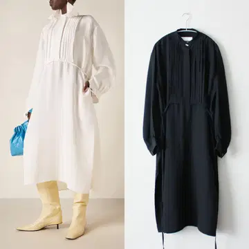 질 샌더 / JIL SANDER / 23FW / 실크 오간자 원피스