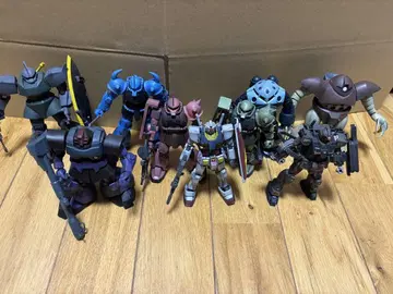 HG 건담 프라모델 페인팅 완성품 9체 세트