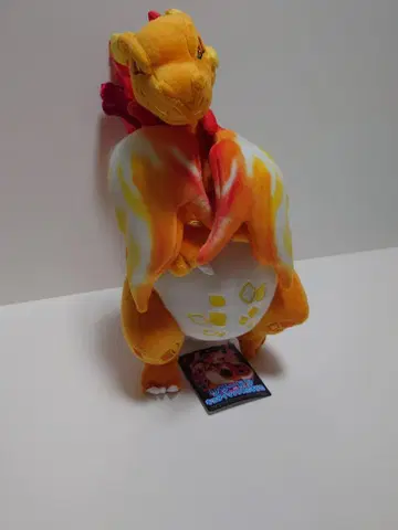 [택 포함 새상품] 리자몽 키다이맥스 모습 봉제 인형